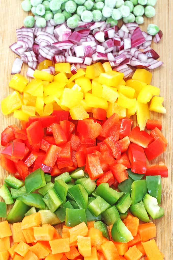 20 Minute Rainbow Veggie Risotto - My Fussy Eater | Easy Kids Recipes