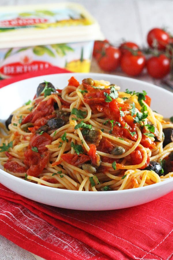 Italian Tomato Spaghetti with Bertolli - My Fussy Eater | Easy Family ...