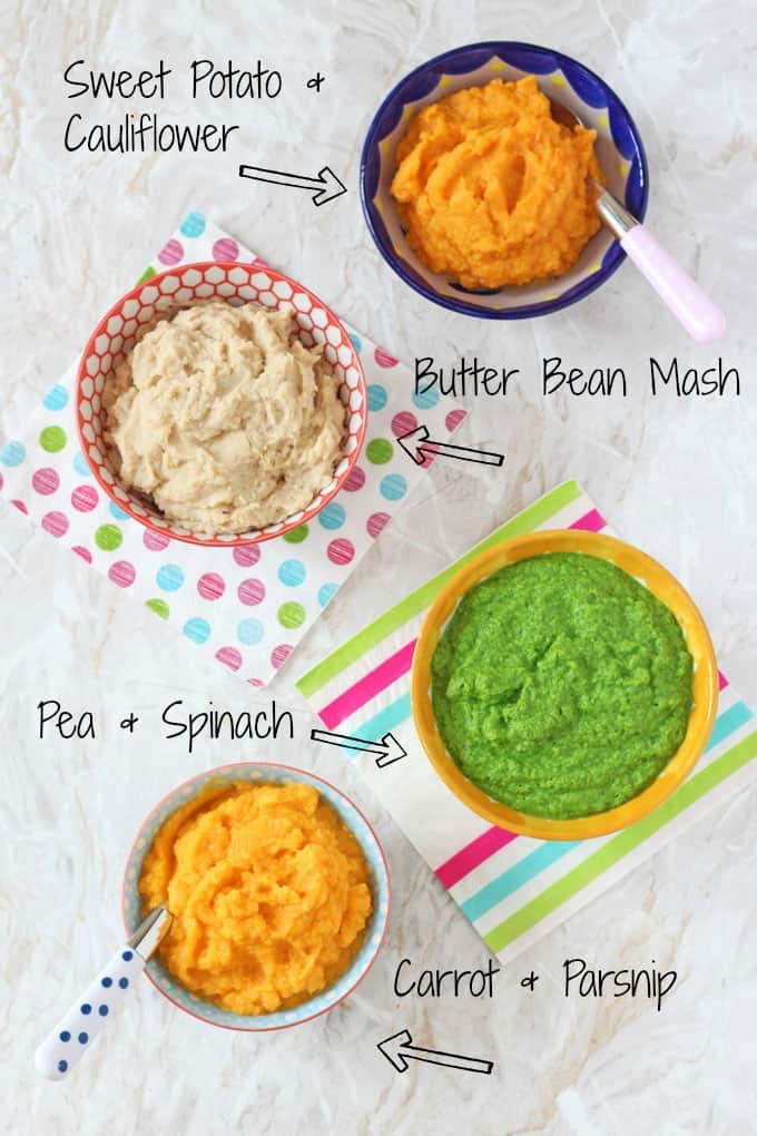 4 Baby Puree Recipes That Make Great Side Dishes Top Tip For Weaning My Fussy Eater Easy Kids Recipes