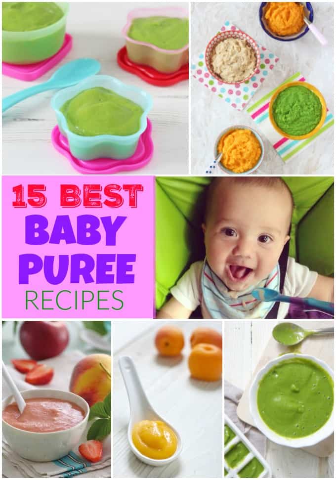 different purees for babies
