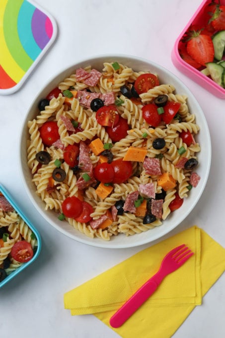 Pizza Pasta Salad - My Fussy Eater | Easy Family Recipes