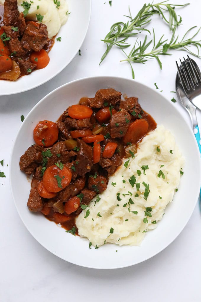 Slow Cooker Beef Casserole - My Fussy Eater