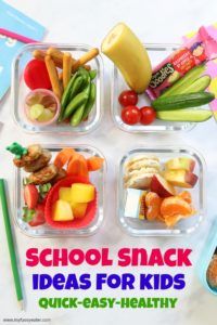 4 Quick & Easy School Snacks for Kids - My Fussy Eater | Easy Family ...
