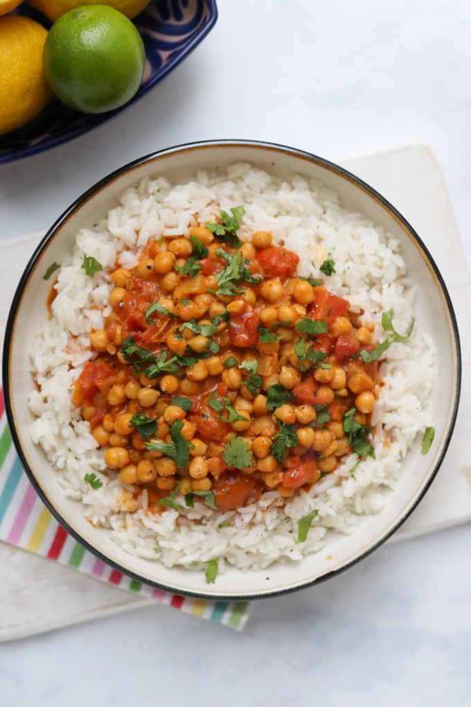 10 Minute Meal - Chickpea Curry - My Fussy Eater | Easy Family Recipes