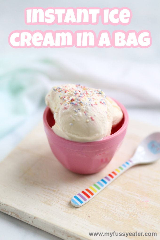 Ice Cream in a Bag Recipe (with Milk!)
