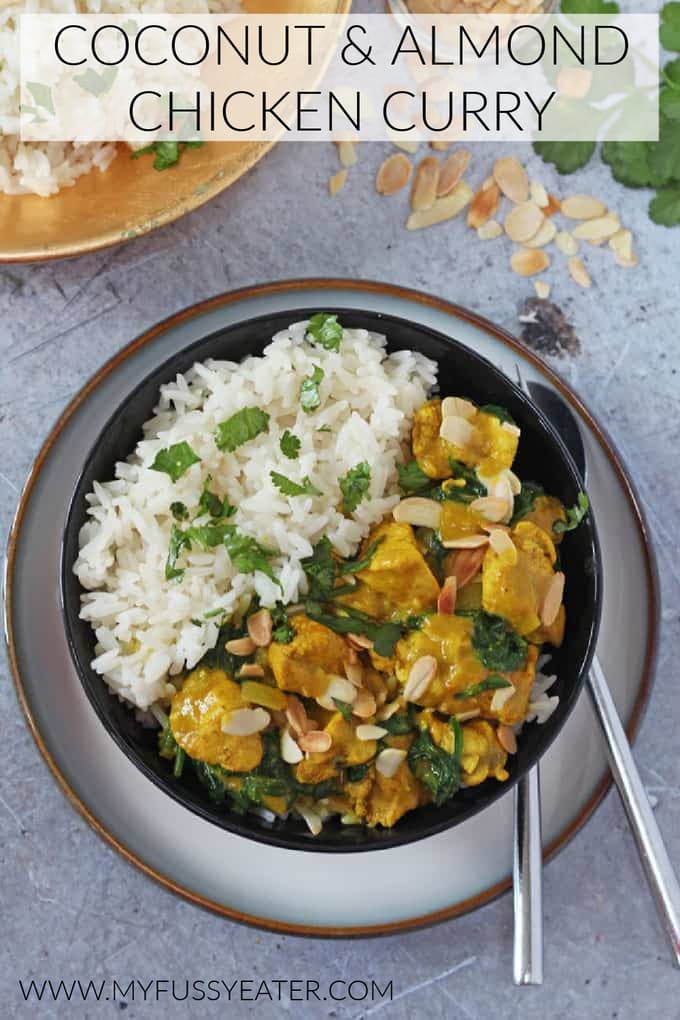 Coconut & Almond Chicken Curry - My Fussy Eater | Easy Family Recipes