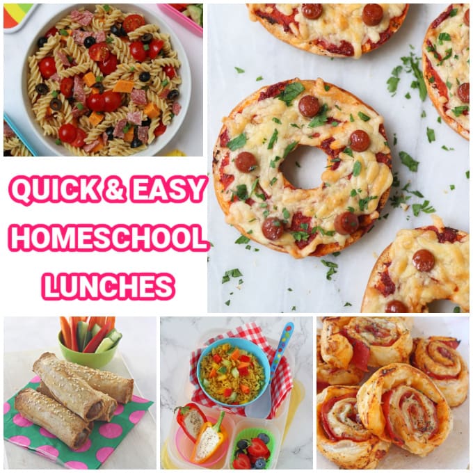 Quick & Easy Homeschool Lunch Ideas - My Fussy Eater | Easy Family Recipes