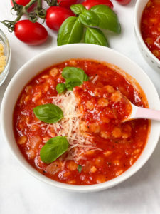 Tomato Pasta Soup - Lunch Recipe for Kids