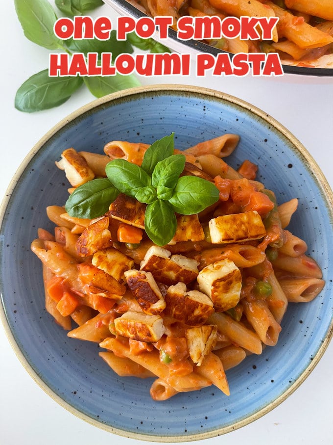One Pot Smoky Halloumi Pasta - My Fussy Eater | Easy Family Recipes