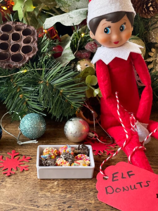 Elf Donuts - Elf on the Shelf Ideas