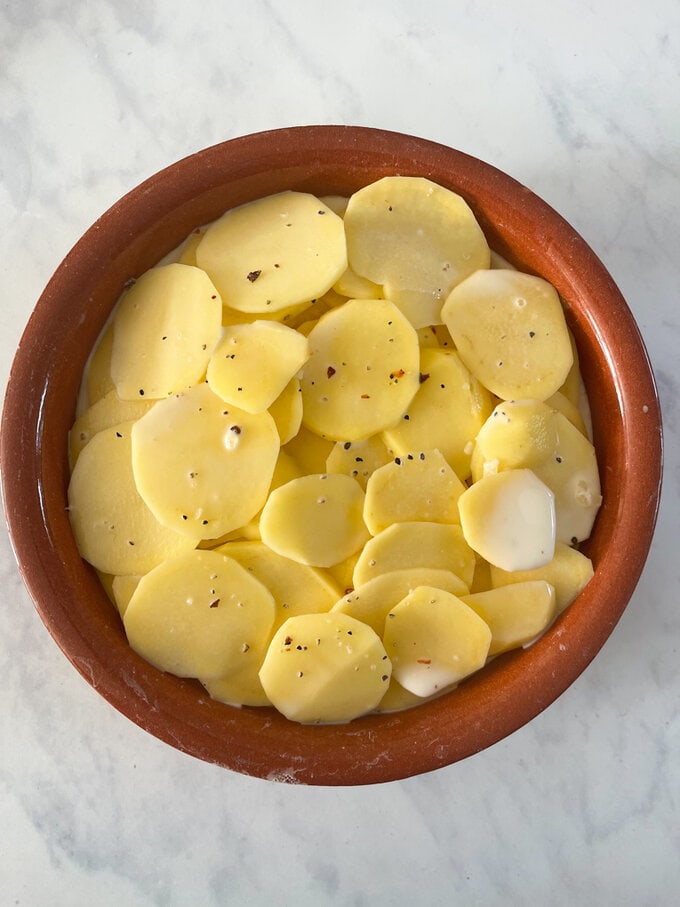 Dauphinoise Potato's - Air Fryer Recipe